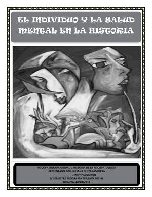 Revista El Individuo Y La Salud Mental En La Historia
