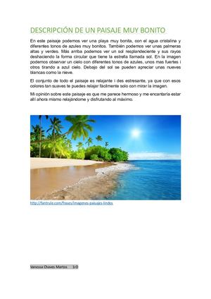 Mi Paisaje, Vanesa Chaves