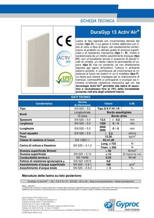 GYPROC DURAGYP ACTIV'AIR