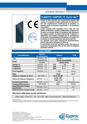 GYPROC HABITO VAPOR ACTIV'AIR