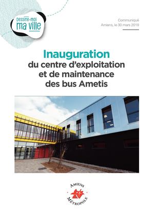 Communiqué Centre Exploitation Et De Maintenance Des Bus Ametis 30 03 19