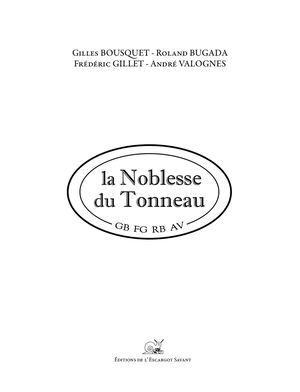 Extrait "La Noblesse du Tonneau"