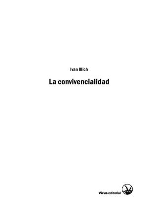 La Convivencialidad De Illich (2)