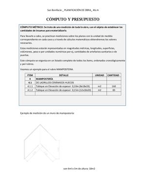 Computo Y Presupuesto