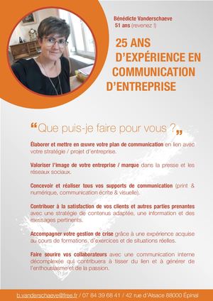 CV Bénédicte Vanderschaeve