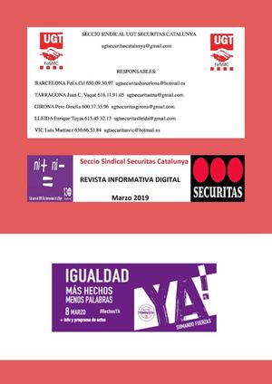 FeSMC UGT REVISTA SECCIO SINDICAL SECURITASMarzo 2019 Nº 17