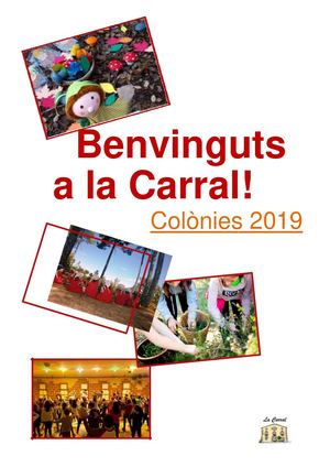 Dossier colònies CI