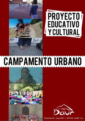 Proyecto Campamento Urbano