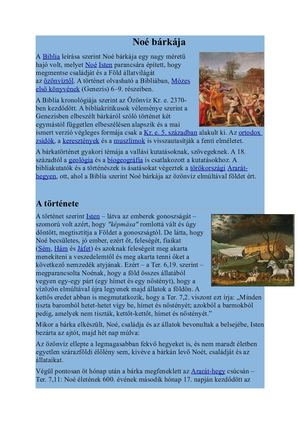 Noé Bárkája