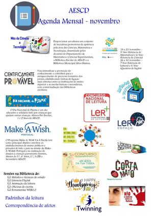 Aescd Agenda Novembro