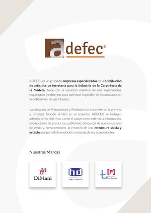 Adefec Catalogo 2019 Mail