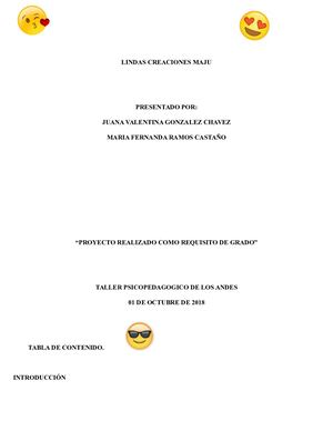 Proyecto De Emprendimiento