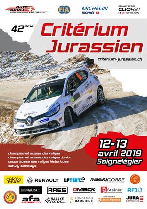 42ème Critérium Jurassien 2019 - Championnat suisse des rallyes