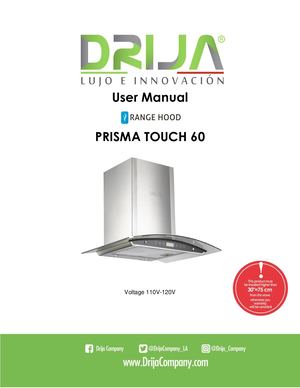 Prisma Touch 60 - Manual English - Drija