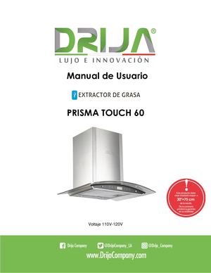 Prisma Touch 60 - Manual Español - Drija