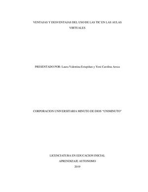 Ventajas Y Desventajas Del Uso De Las Tic En Las Aulas Virtuales