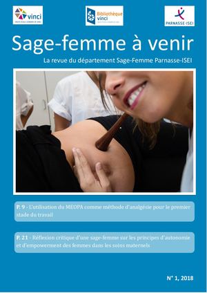 Sage Femme à Venir, n° 1, 2018