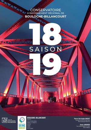 Conservatoire à Rayonnement Régional De Boulogne-Billancourt - Saison 2018 2019 - Médiathèque (Direction, Thomas Drucbert)