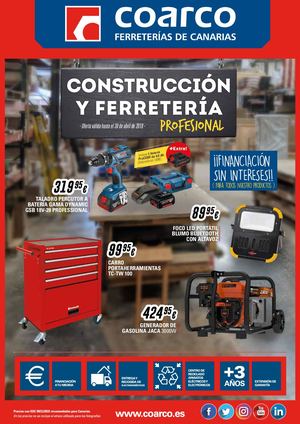 Folleto Construccion Y Ferreteria Profesional