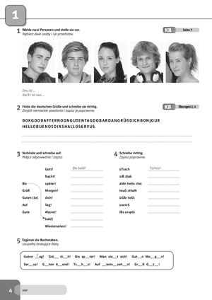 Genau Plus 1 Zeszyt ćwiczeń - 1 rozdział