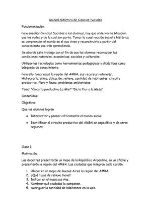 Final Unidad Didáctica De Ciencias Sociales