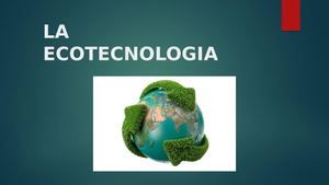 La Ecotecnologia