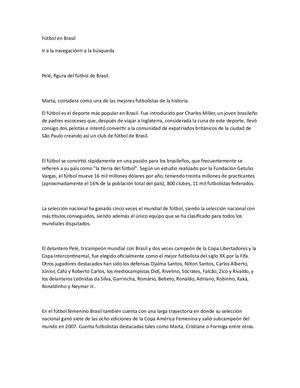 Fútbol En Brasil