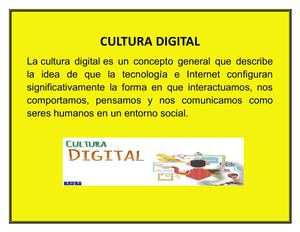 Cultura Digital