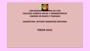 Sistema Financiero