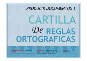 Cartilla Reglas Ortograficas