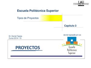 C3 Tipos De Proyectos