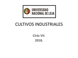3 4 Presentacion 4 Cultivos Industriales
