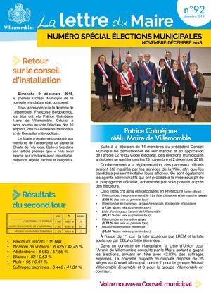 Lettre du Maire n°92