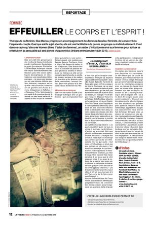 Article LATRIBUNEHEBDO ORLEANS N°263 Effeuillage burlesque