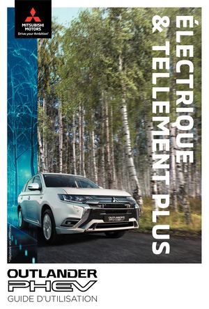 Guide Utilsateur Outlander Phev My19 Mars 2019 Copie