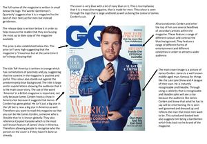 Entertainment Magazine Analysis Gq James Corden