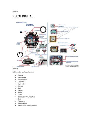Análisis Reloj Digital, Tecnología