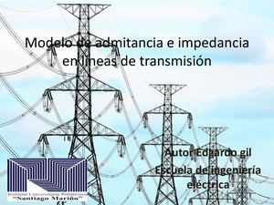 Modelo De Admitancia E Impedancia En Líneas Edgardo
