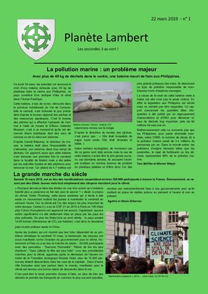 Planète Lambert :  Journal des 23