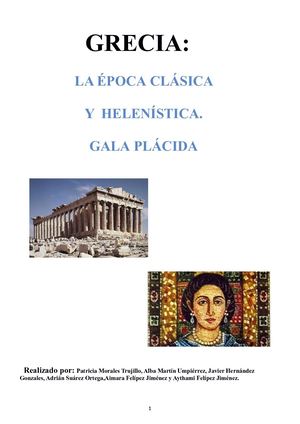 Grecia: época clásica y helenística