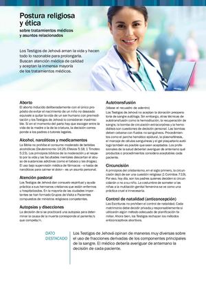Postura Religiosa Y Etica