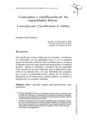 Capacidades Físicas