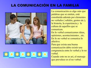 La Comunicación en familia