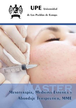 Máster en Mesoterapia, Medicina Estética y Abordaje Terapéutico