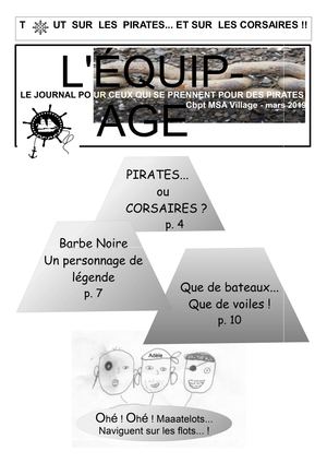 L'EQUIP-AGE Le journal pour ceux qui se prennent pour des pirates