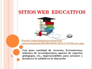 Sitios Web Educativos
