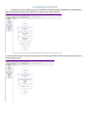 41 Examenes De Raptor