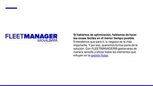 Fleetmanager Movildata: ¿cómo gestionar una flota?