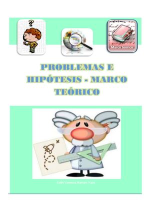 Mapa Conceptual De Problemas E Hipotesis Y Marco Teórico