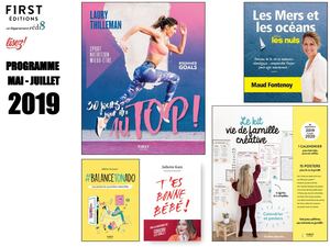 Programme Editions First Mai-Juin-Juillet 2019